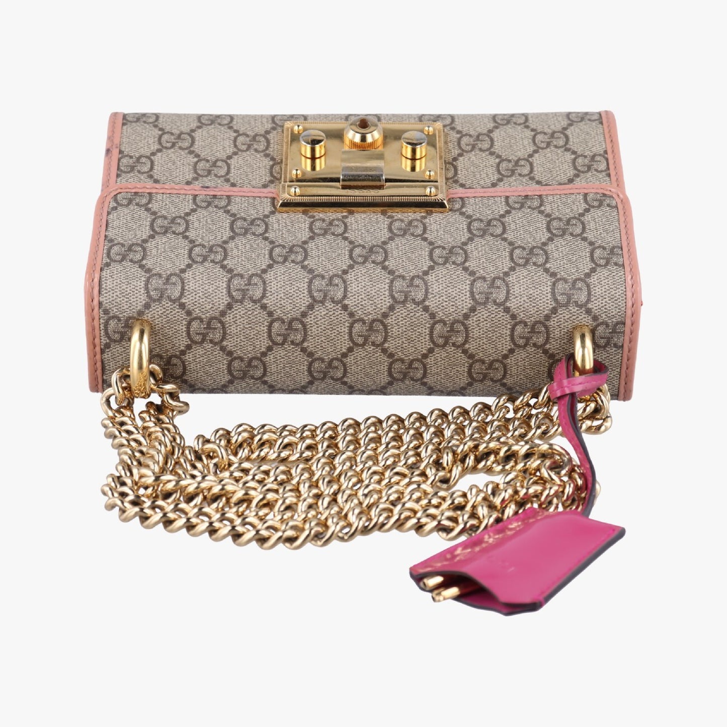 GUCCI Padlock Multicolor PVC Coated Canvas Shoulder Bag 409487D019265091