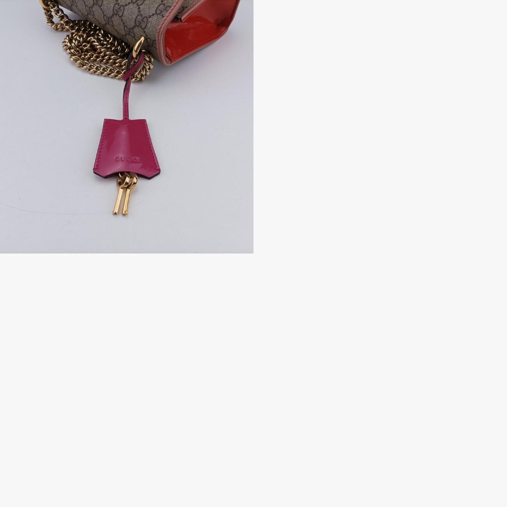 GUCCI Padlock Multicolor PVC Coated Canvas Shoulder Bag 409487D019265091