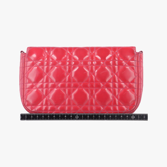 Dior Miss Dior Red Patent 12-MA-0194 Shoulder Bag