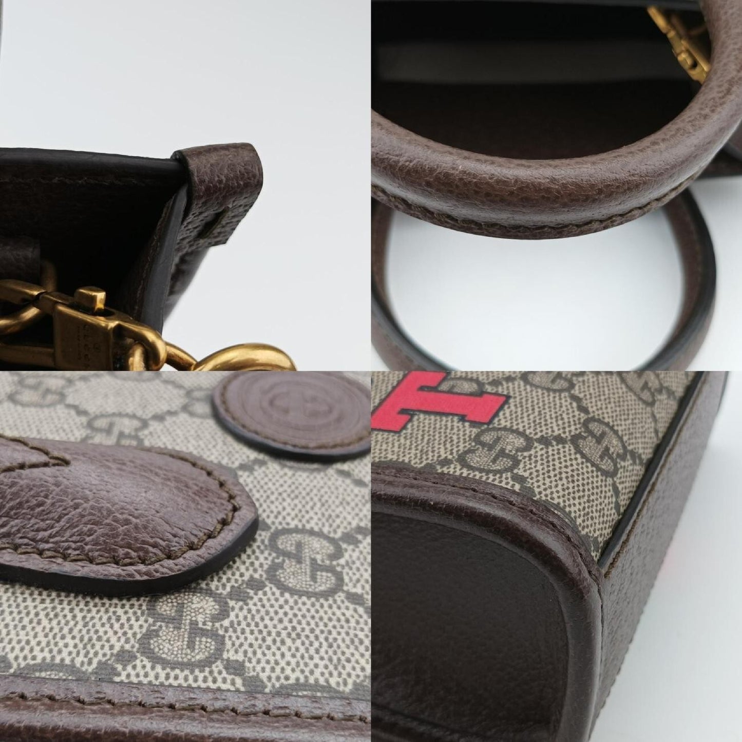 GUCCI Interlocking G Multicolor Canvas Shoulder Bag 671623H036858671