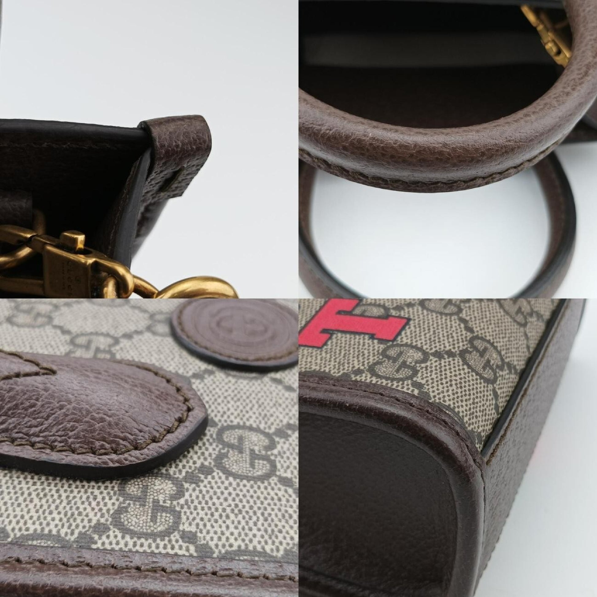 GUCCI Interlocking G Multicolor Canvas Shoulder Bag 671623H036858671