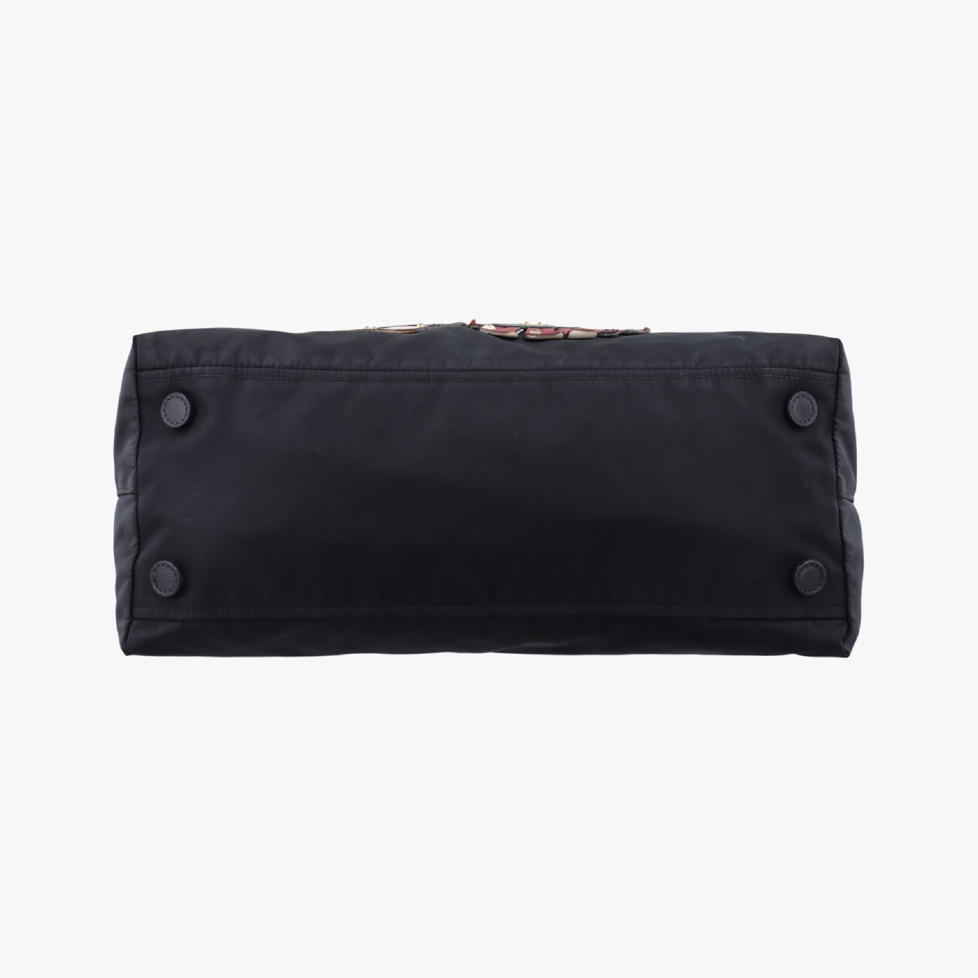 PRADA Toucan Collage Black Polyamide 110 P Shoulder Bag