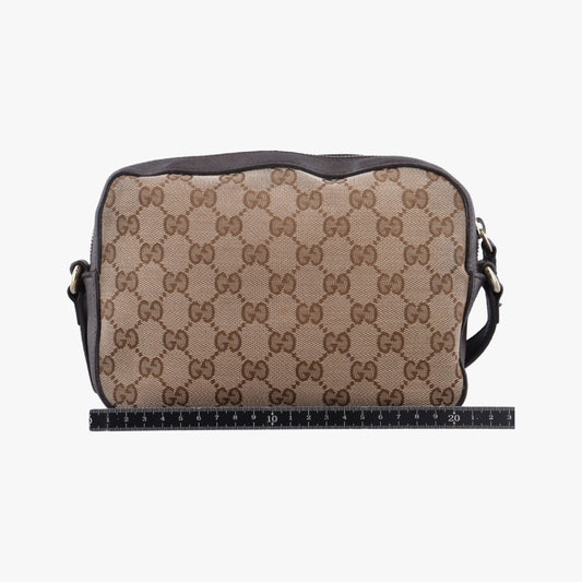 GUCCI Bee Web Multicolor Canvas and Leather Shoulder Bag 412008I019342450