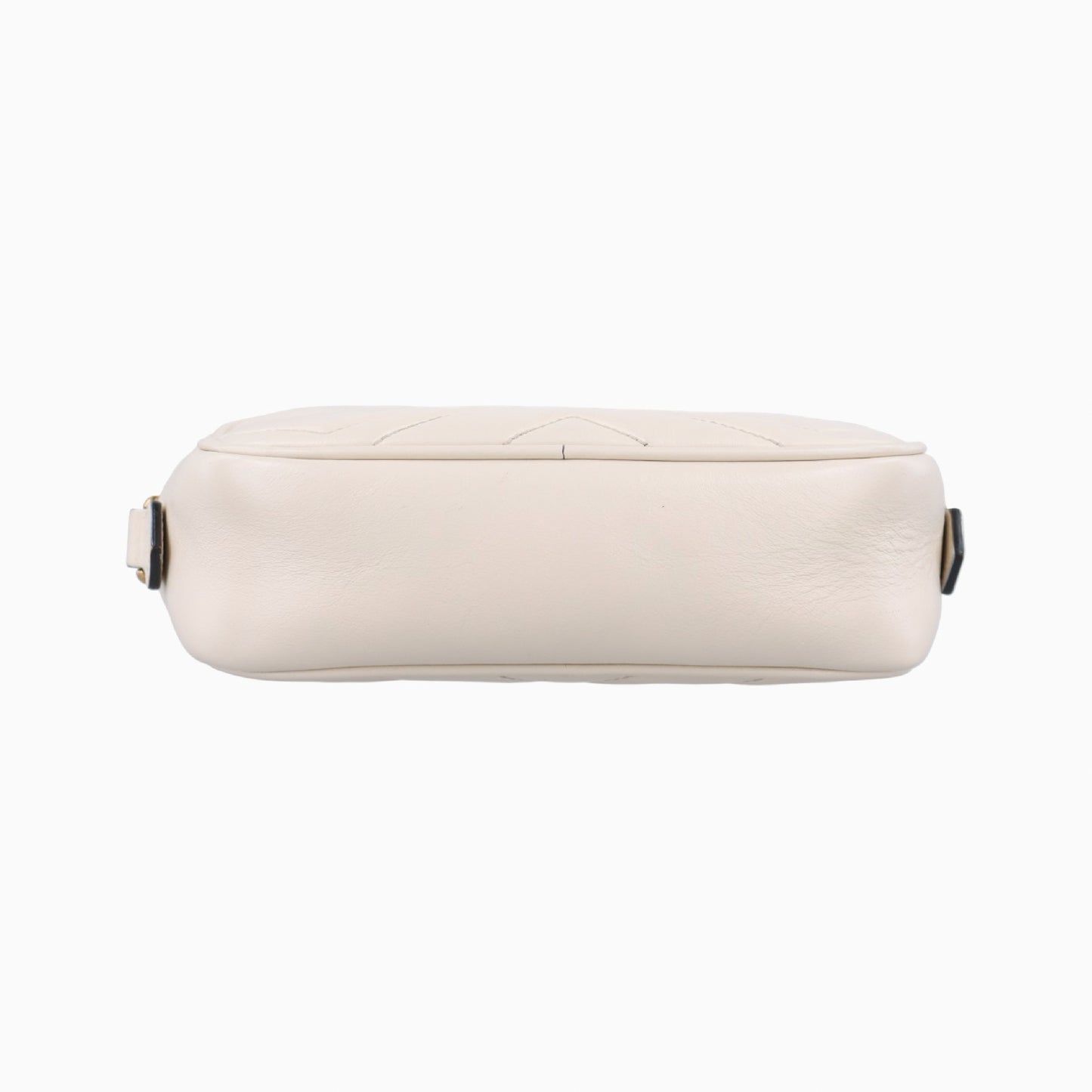 GUCCI GG Marmont White Leather Shoulder Bag 448065B024143692