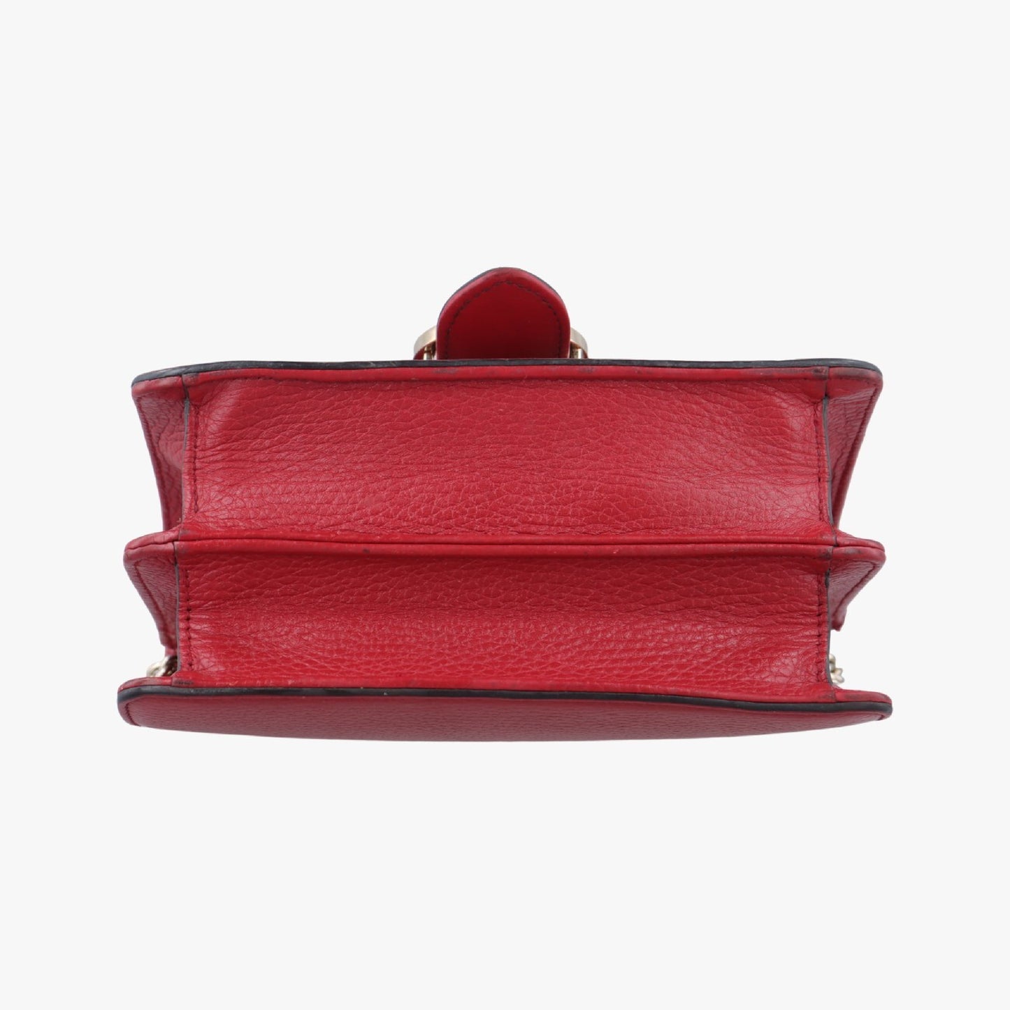 GUCCI Interlocking G Red Leather Shoulder Bag 510304I028135743