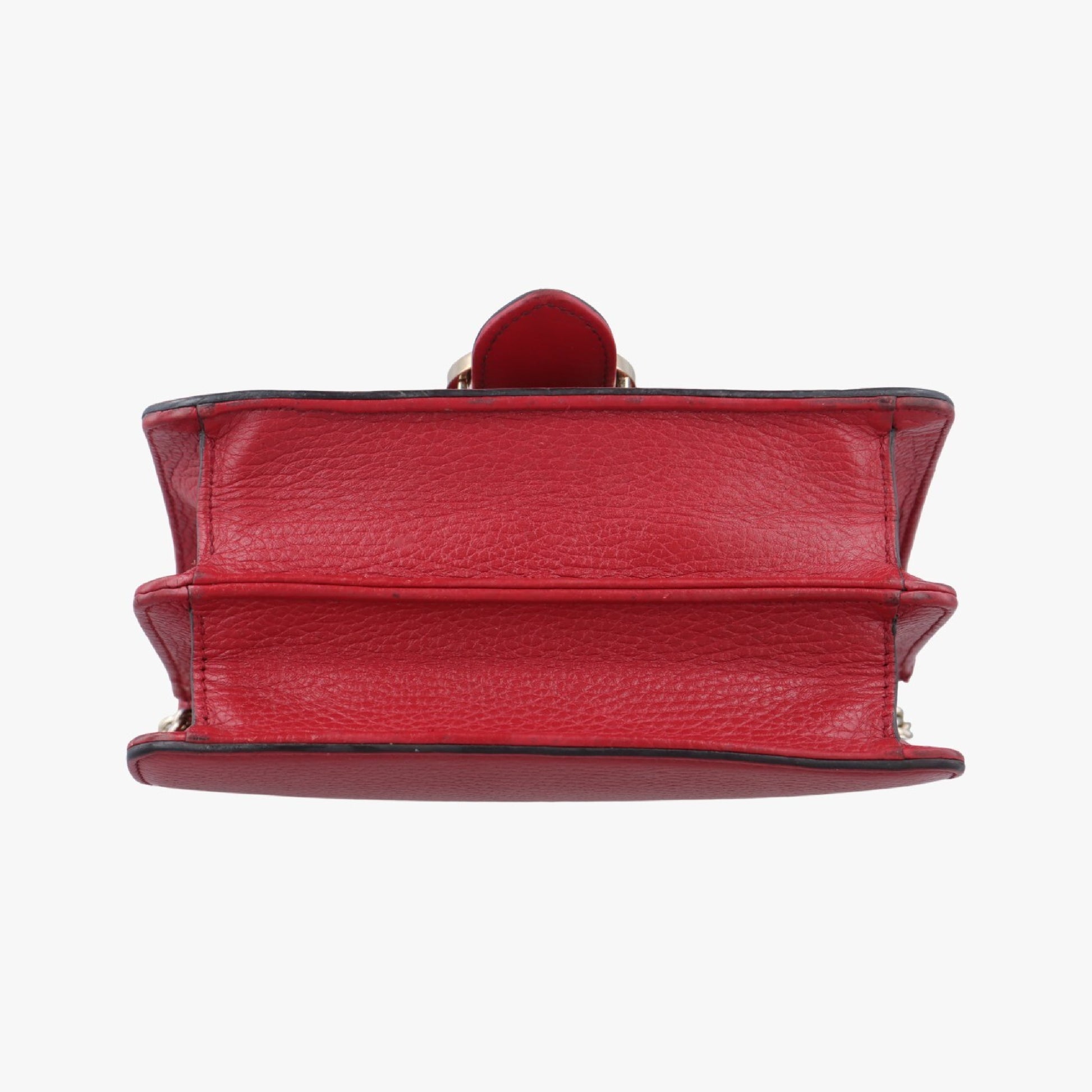 GUCCI Interlocking G Red Leather Shoulder Bag 510304I028135743