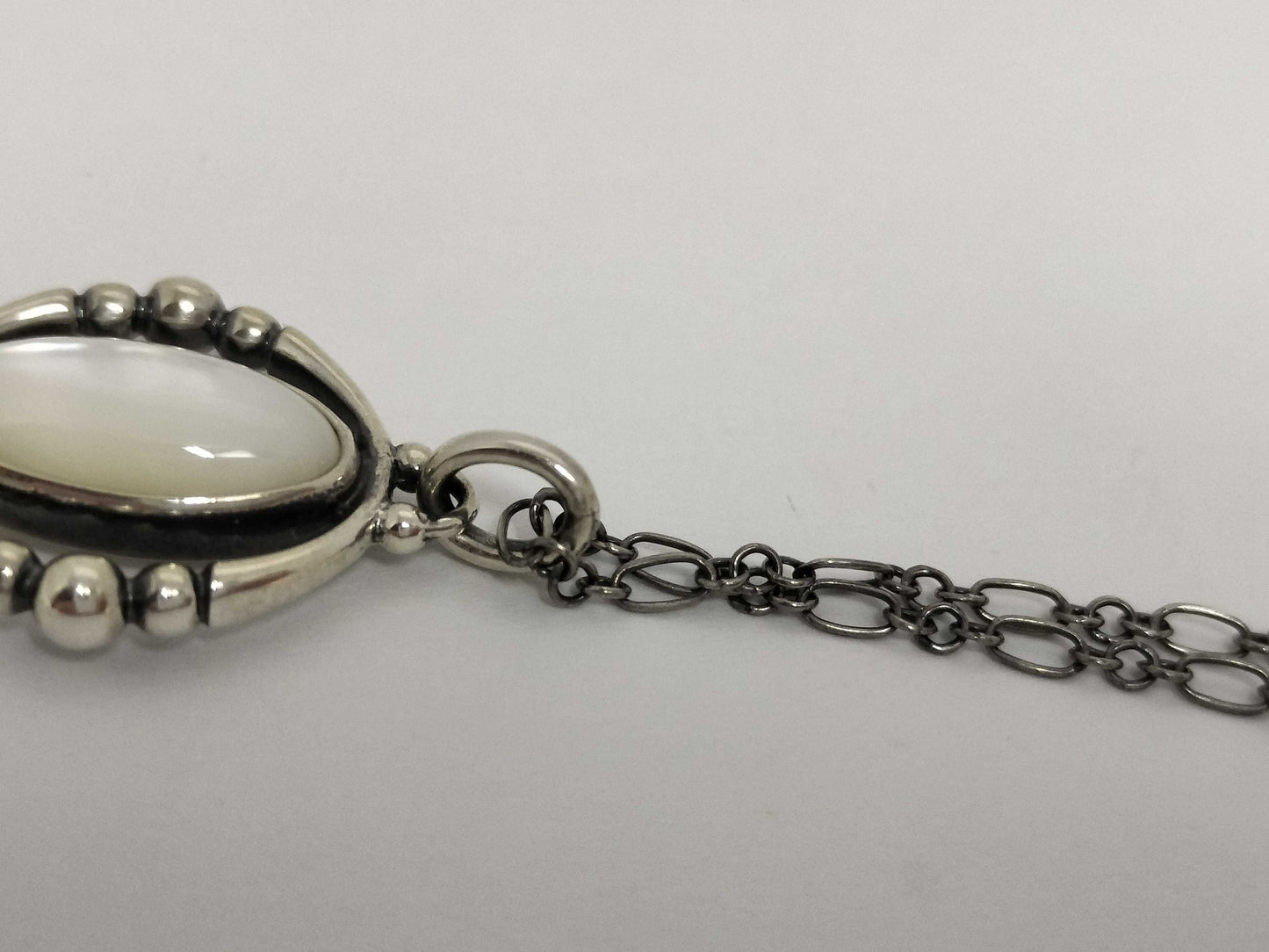 Georg Jensen 1988 2012 Mother of Pearl 925 Necklace