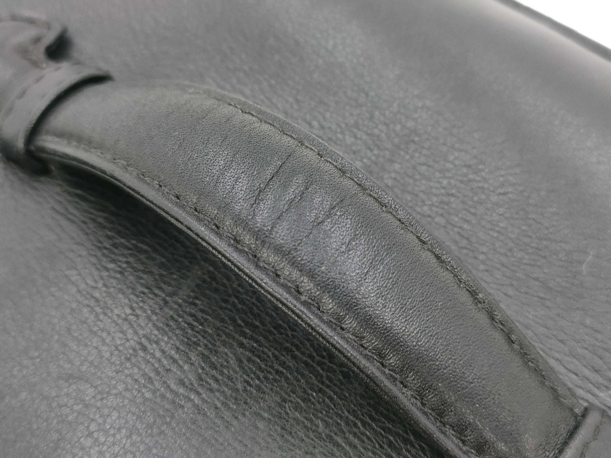 CHANEL Bicolor Coco Mark Lambskin Leather Vanity Bag in Black with Gold Hardware