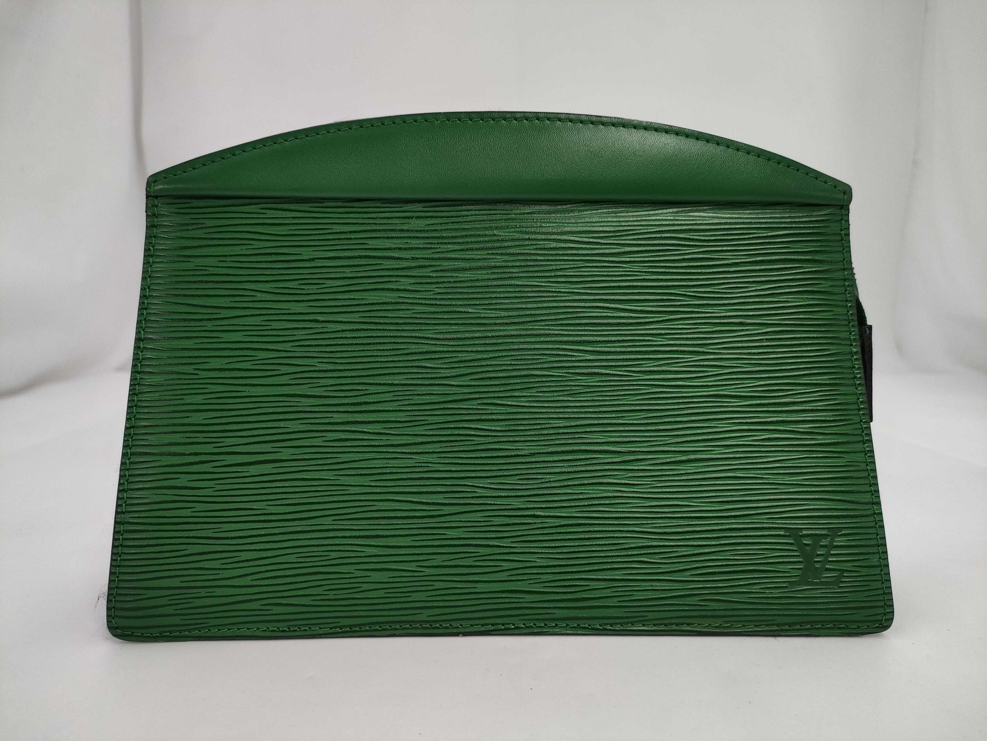 LOUIS VUITTON M48407 Epitrus Crete Borneo Green Leather Second Clutch Bag