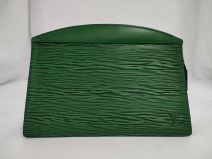 LOUIS VUITTON M48407 Epitrus Crete Borneo Green Leather Second Clutch Bag