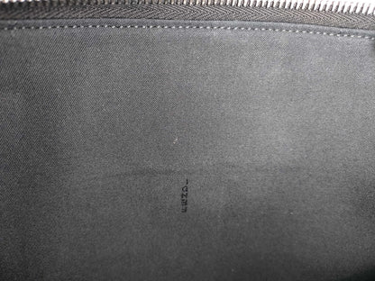 FENDI Carlito Clutch Bag Leather Studs Black 8M0370 Clutch Bag
