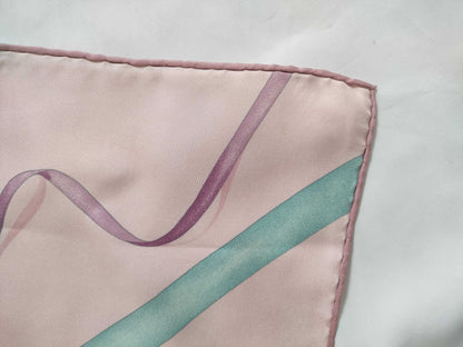 HERMES Carré 90 ATTRAPE TES REVES Catch Your Dream Pink Silk Other Accessories