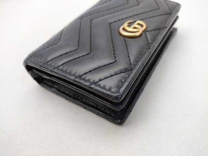 GUCCI GG Leather Compact Wallet 