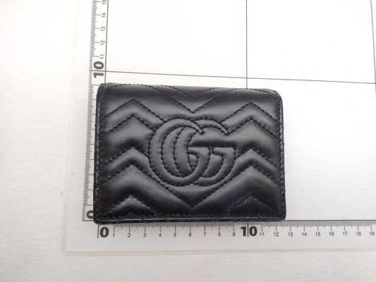 GUCCI GG Leather Compact Wallet 