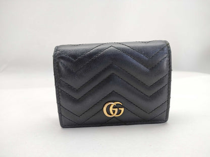 GUCCI GG Leather Compact Wallet 