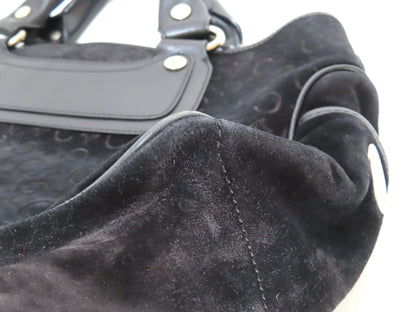 CELINE Boogie Bag Suede Handbag