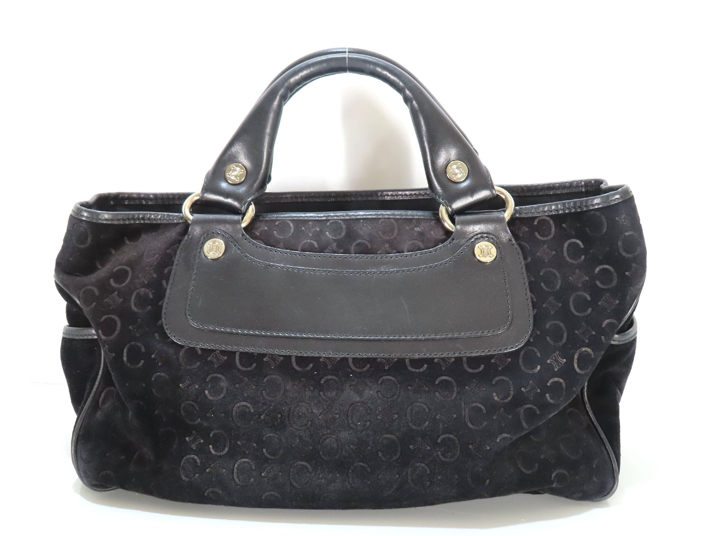 CELINE Boogie Bag Suede Handbag