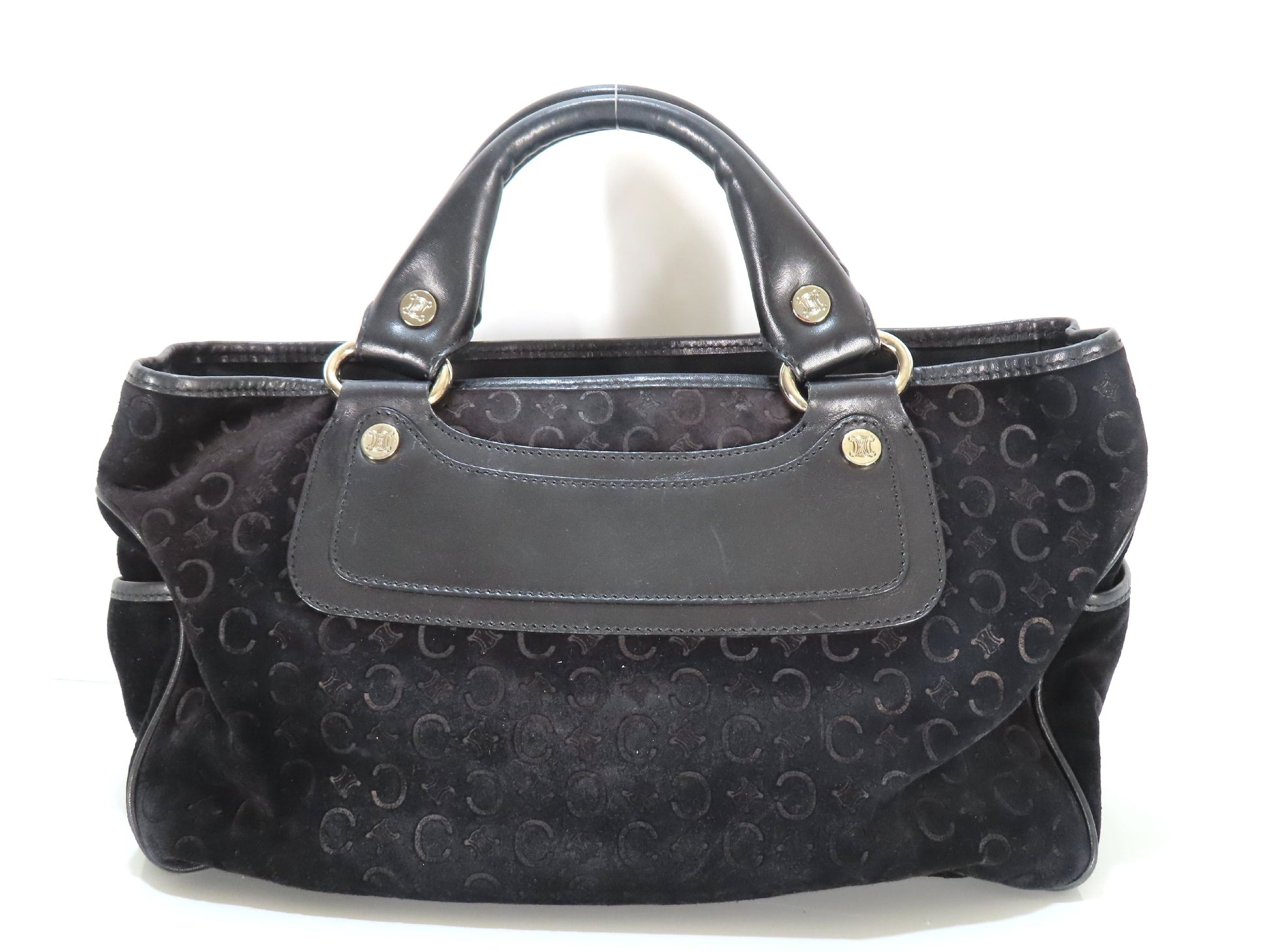CELINE Boogie Bag Suede Handbag