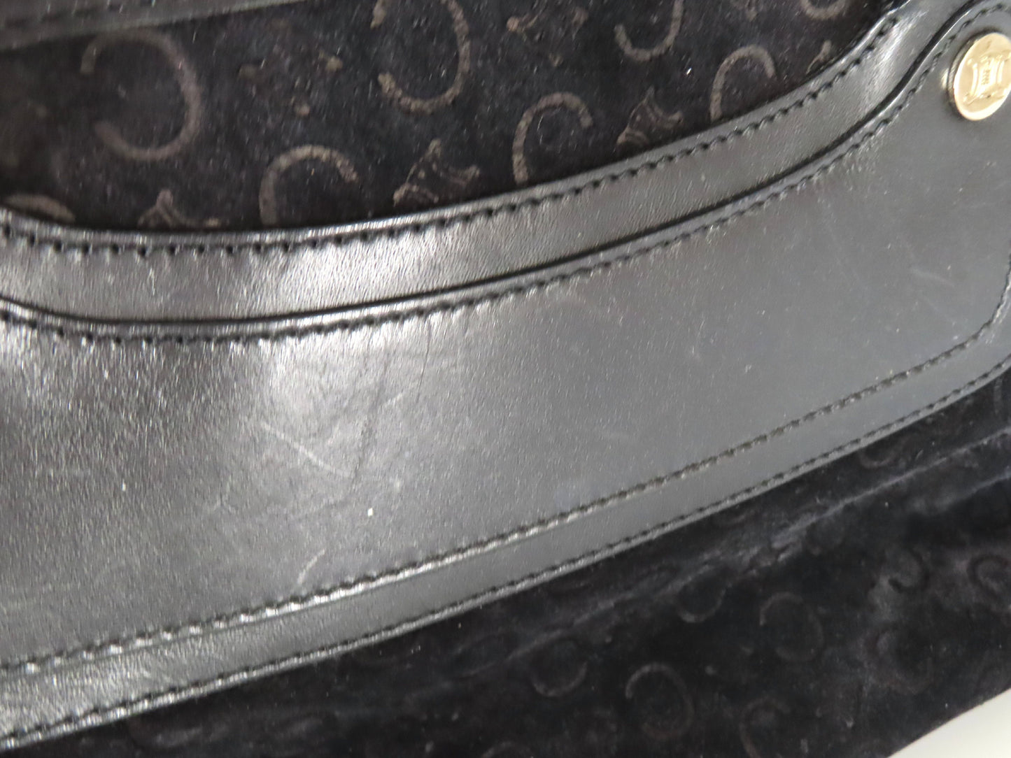 CELINE Boogie Bag Suede Handbag