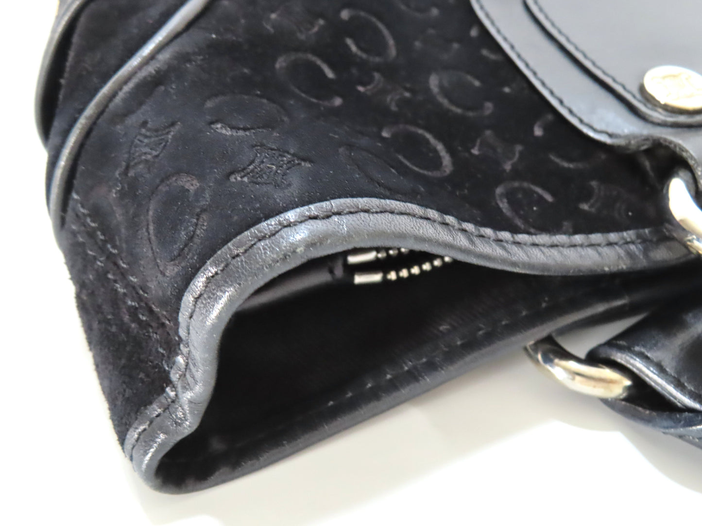 CELINE Boogie Bag Suede Handbag