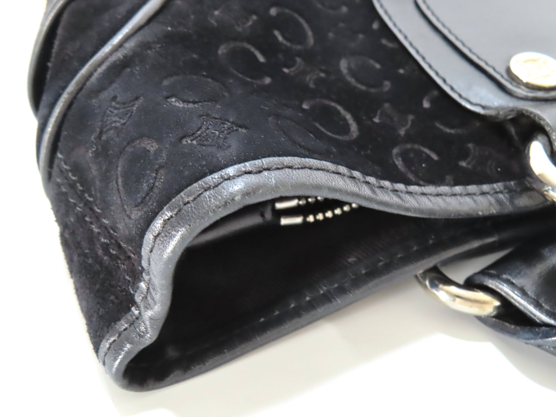 CELINE Boogie Bag Suede Handbag