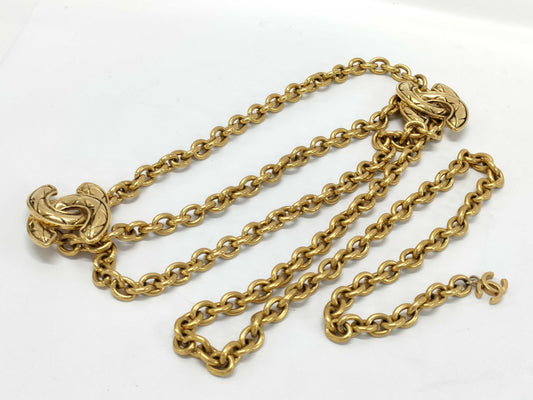 CHANEL CHANEL Chanel triple belt belt