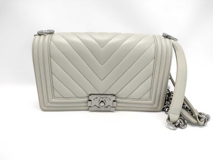 CHANEL Matelasse Boy V-Stitch Chain Shoulder Bag