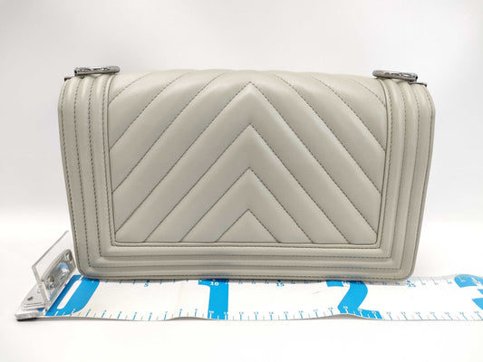 CHANEL Matelasse Boy V-Stitch Chain Shoulder Bag