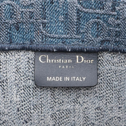 Dior Oblique Book Tote Canvas Tote Bag Blue Tote Bag