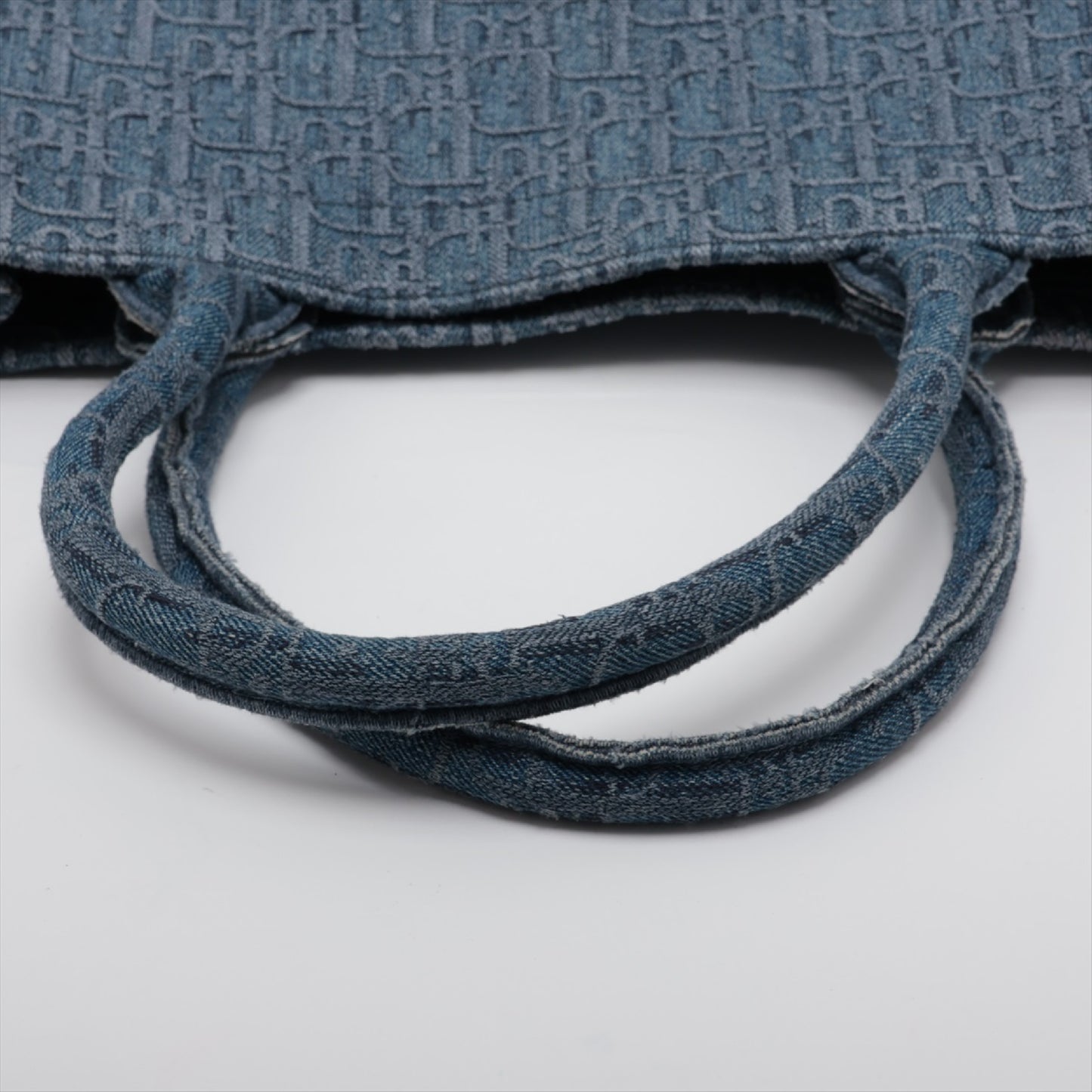 Dior Oblique Book Tote Canvas Tote Bag Blue Tote Bag
