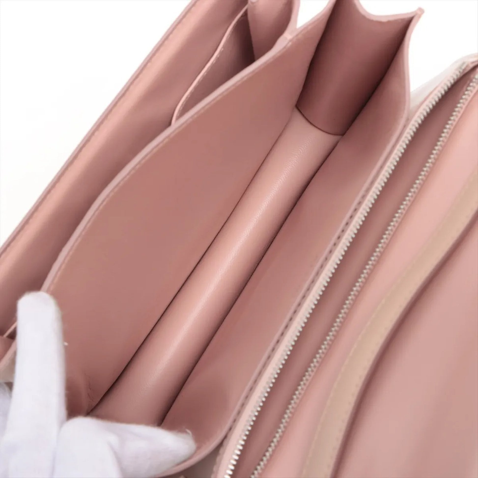 CELINE Classic Box Leather and Harako Shoulder Bag Pink