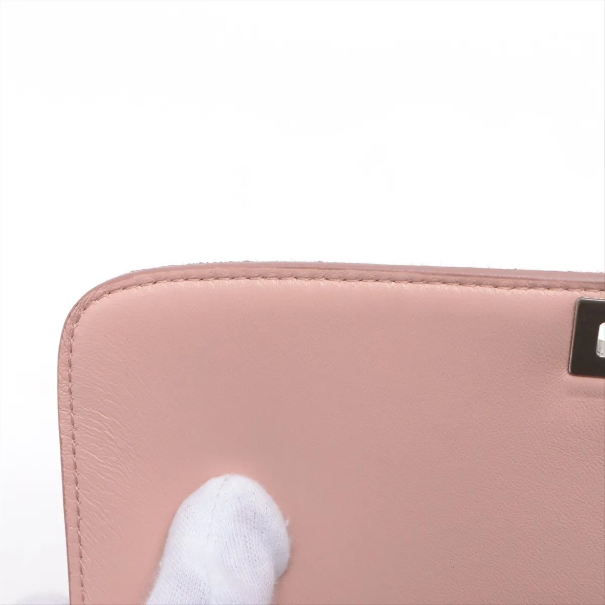 CELINE Classic Box Leather and Harako Shoulder Bag Pink