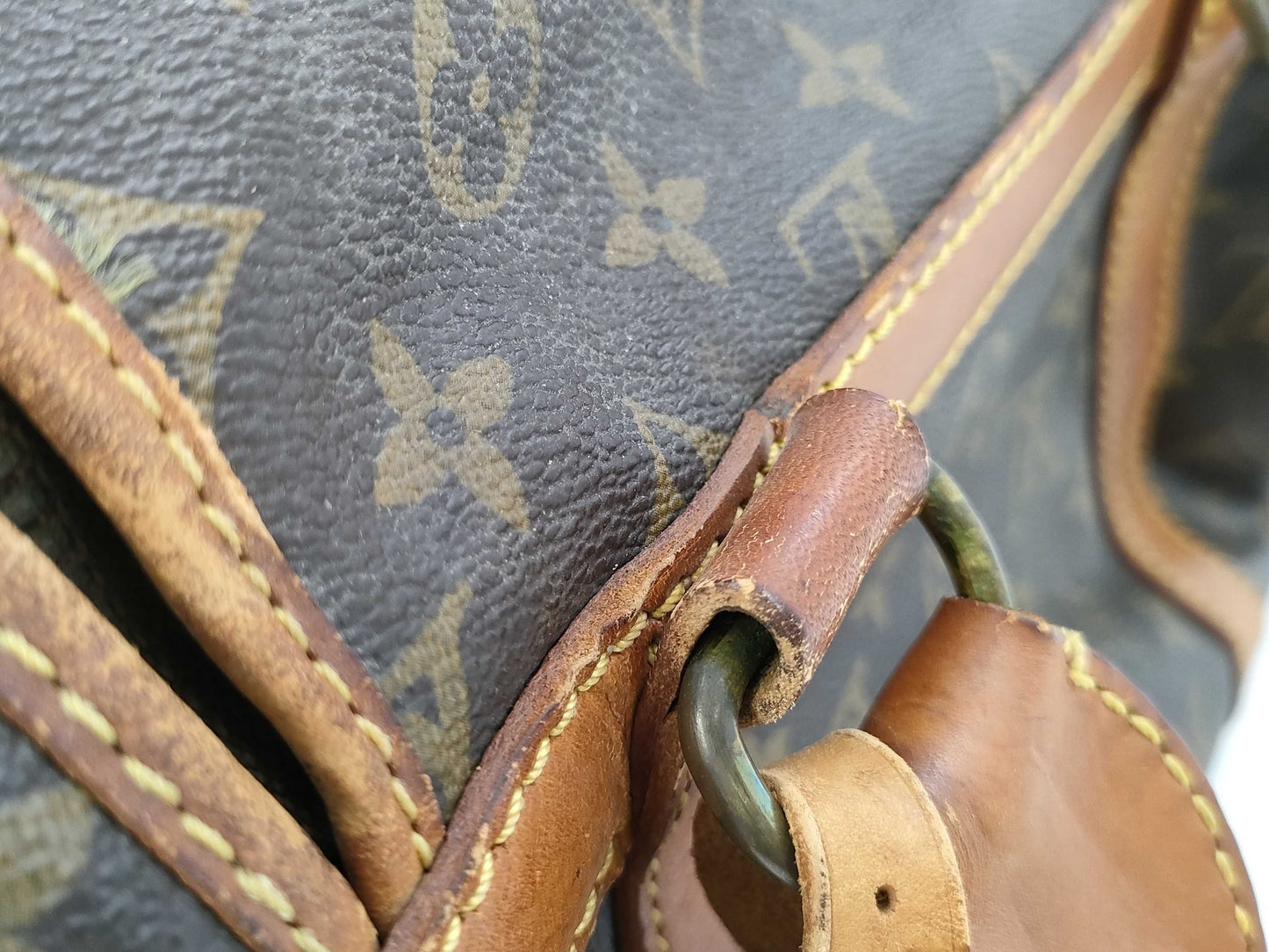LOUIS VUITTON Monogram Sac Champagne 844 Handbag