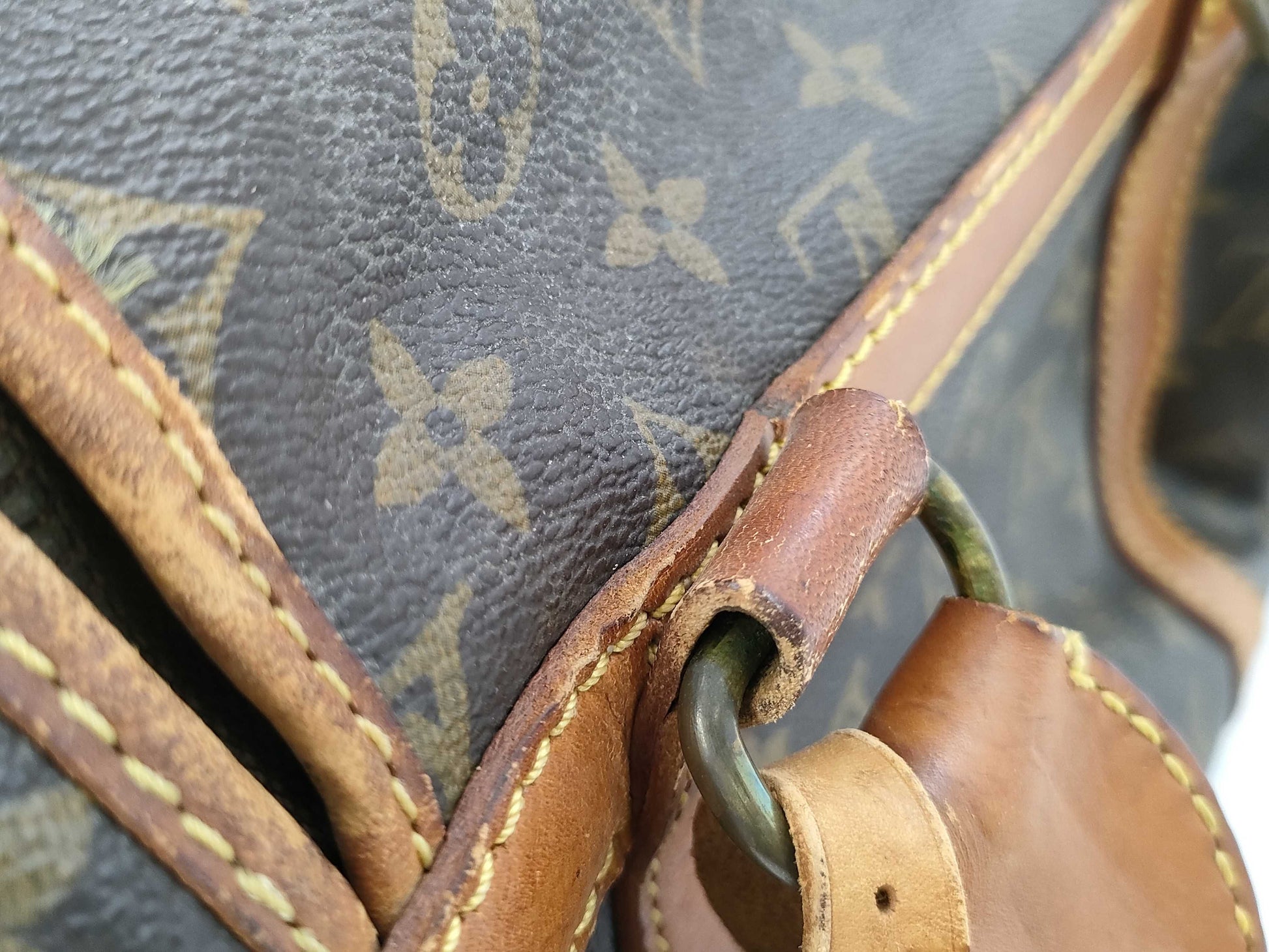 LOUIS VUITTON Monogram Sac Champagne 844 Handbag