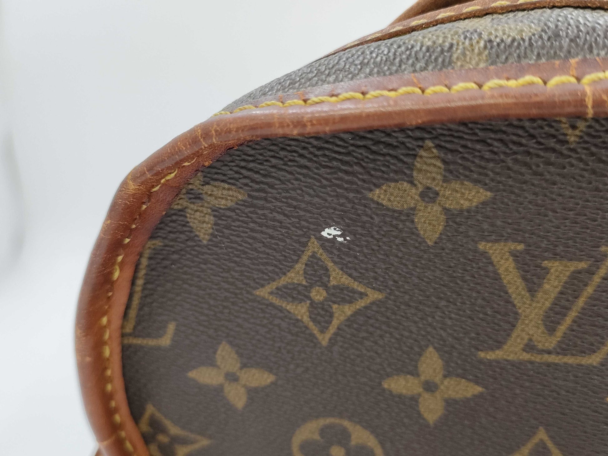 LOUIS VUITTON Monogram Sac Champagne 844 Handbag