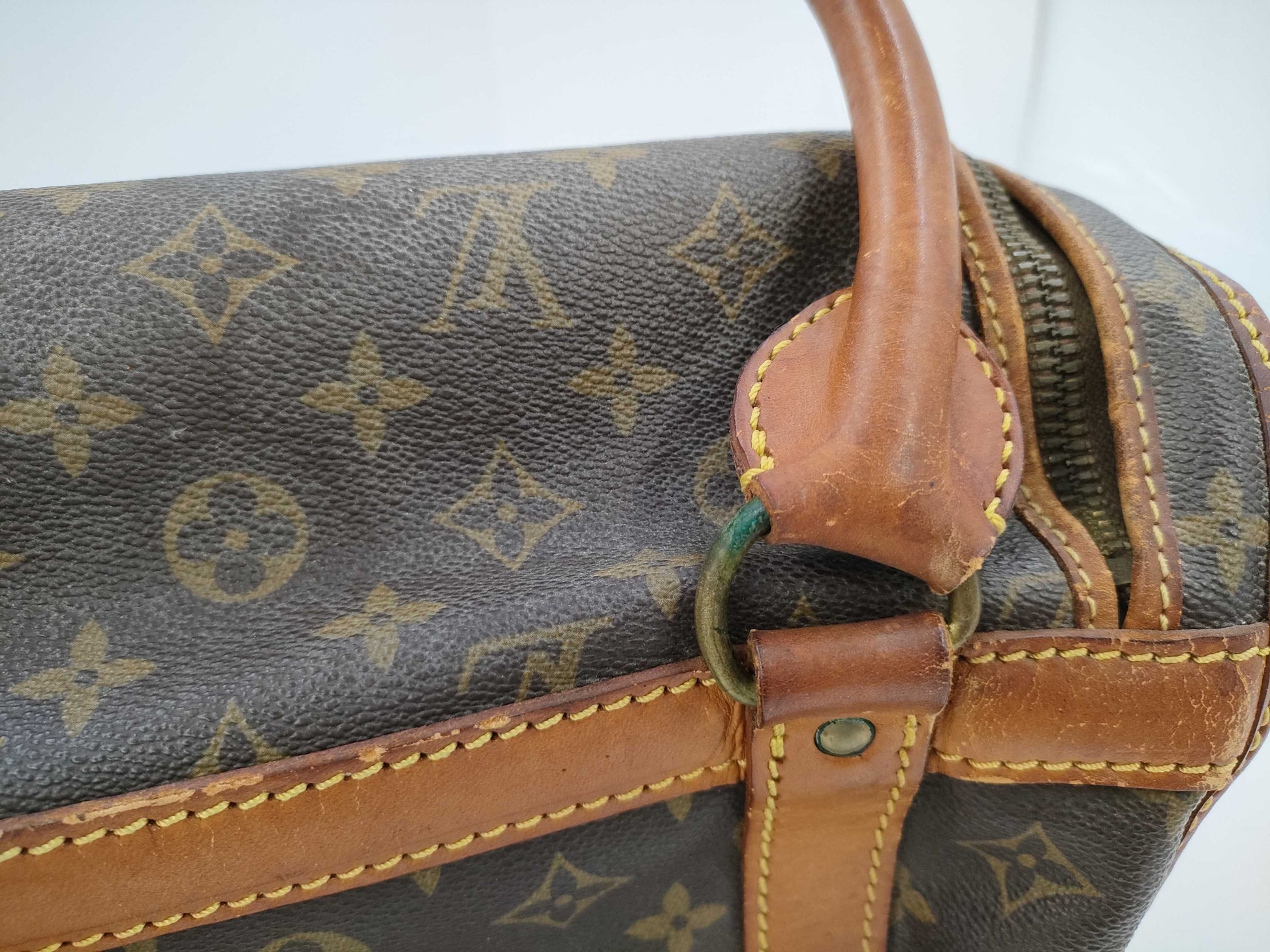 LOUIS VUITTON Monogram Sac Champagne 844 Handbag