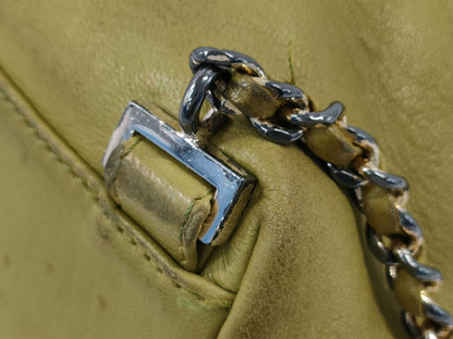 CHANEL Lambskin Drawstring Shoulder Bag