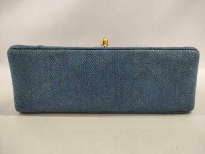 CHANEL Matelasse Chanel Denim Mini Matelasse Shoulder Bag