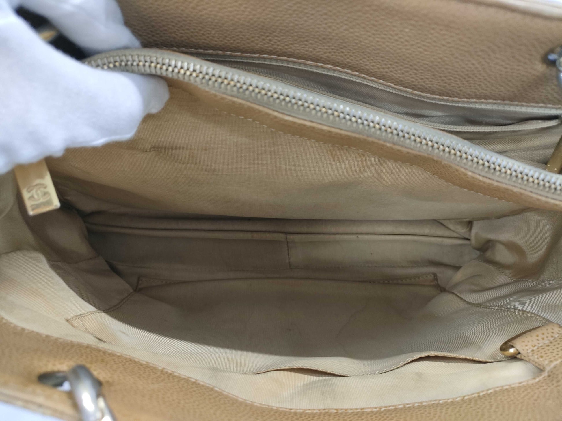 CHANEL Matelasse GST Caviar Handbag