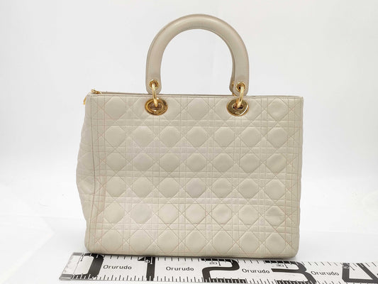 Dior Lady Dior 2-way lambskin handbag