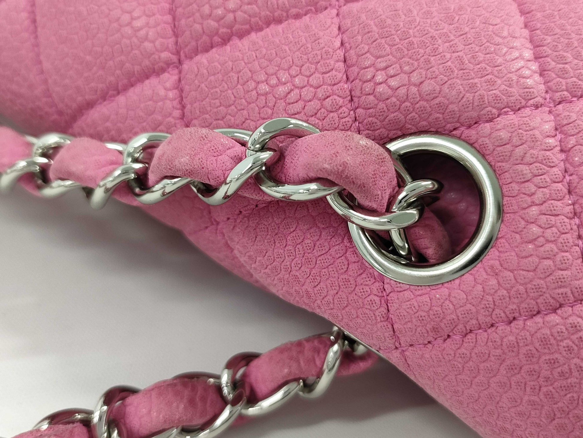 CHANEL Caviar Skin Matelasse 25 Shoulder Bag