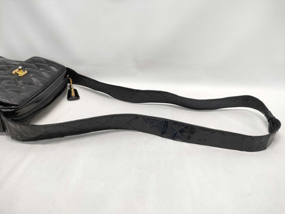 CHANEL CHANEL Coco Mark CC Patent Leather Shoulder Bag