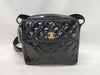 CHANEL CHANEL Coco Mark CC Patent Leather Shoulder Bag