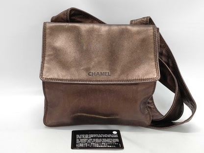 CHANEL CHANEL Coco Mark CC Patent Leather Shoulder Bag
