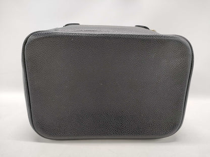CHANEL Caviar Skin CC Coco Mark Vanity Bag