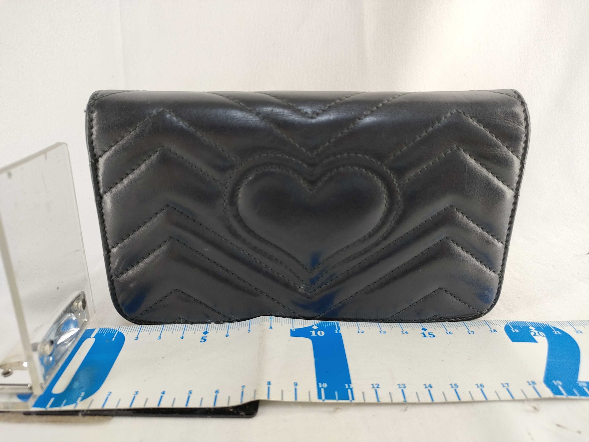 GUCCI GG Marmont Leather Chain Shoulder Bag