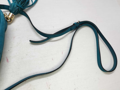 GUCCI Soho Blue Suede Shoulder Bag 308364 G017142490