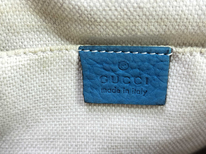 GUCCI Soho Blue Suede Shoulder Bag 308364 G017142490