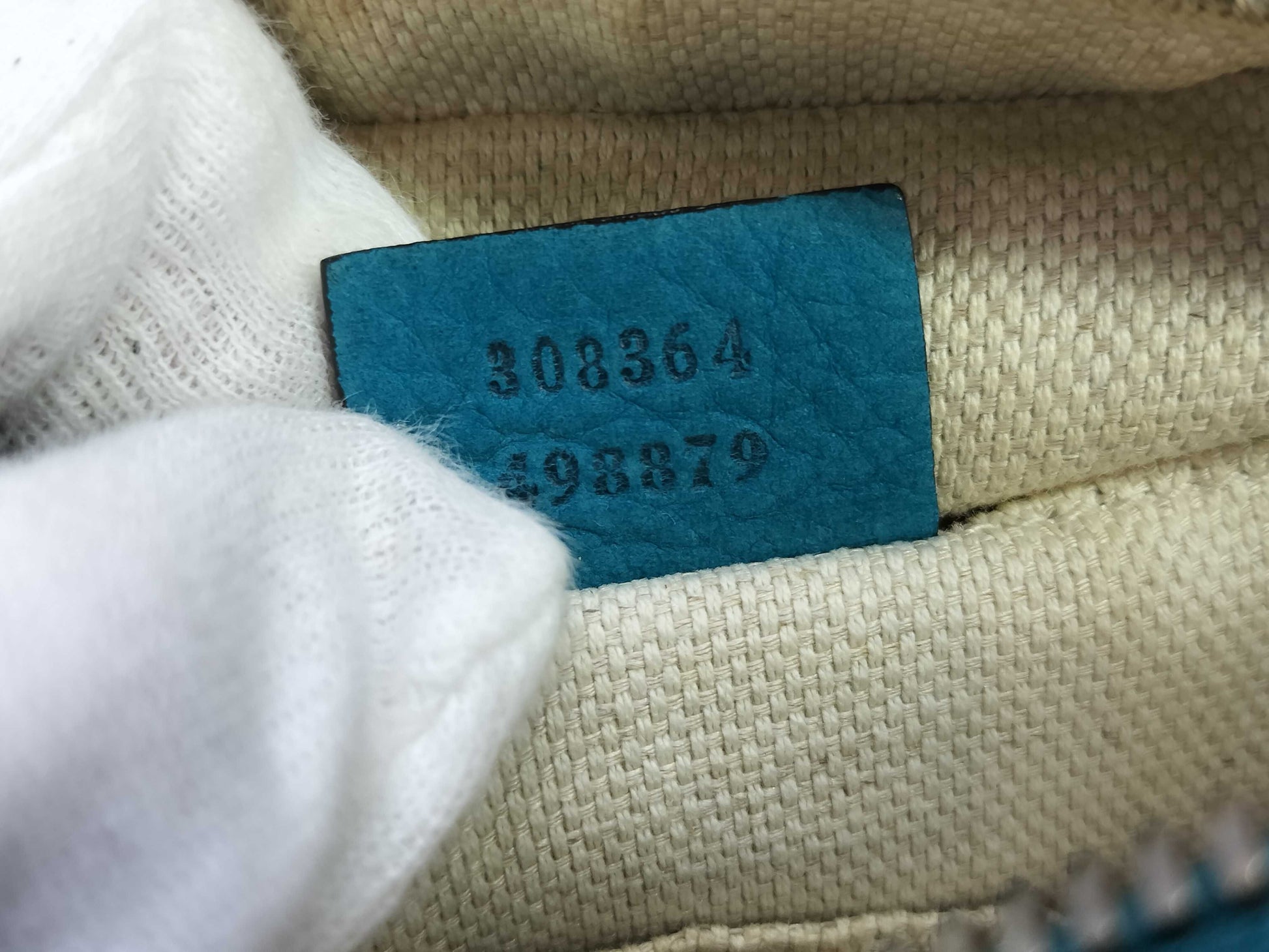 GUCCI Soho Blue Suede Shoulder Bag 308364 G017142490