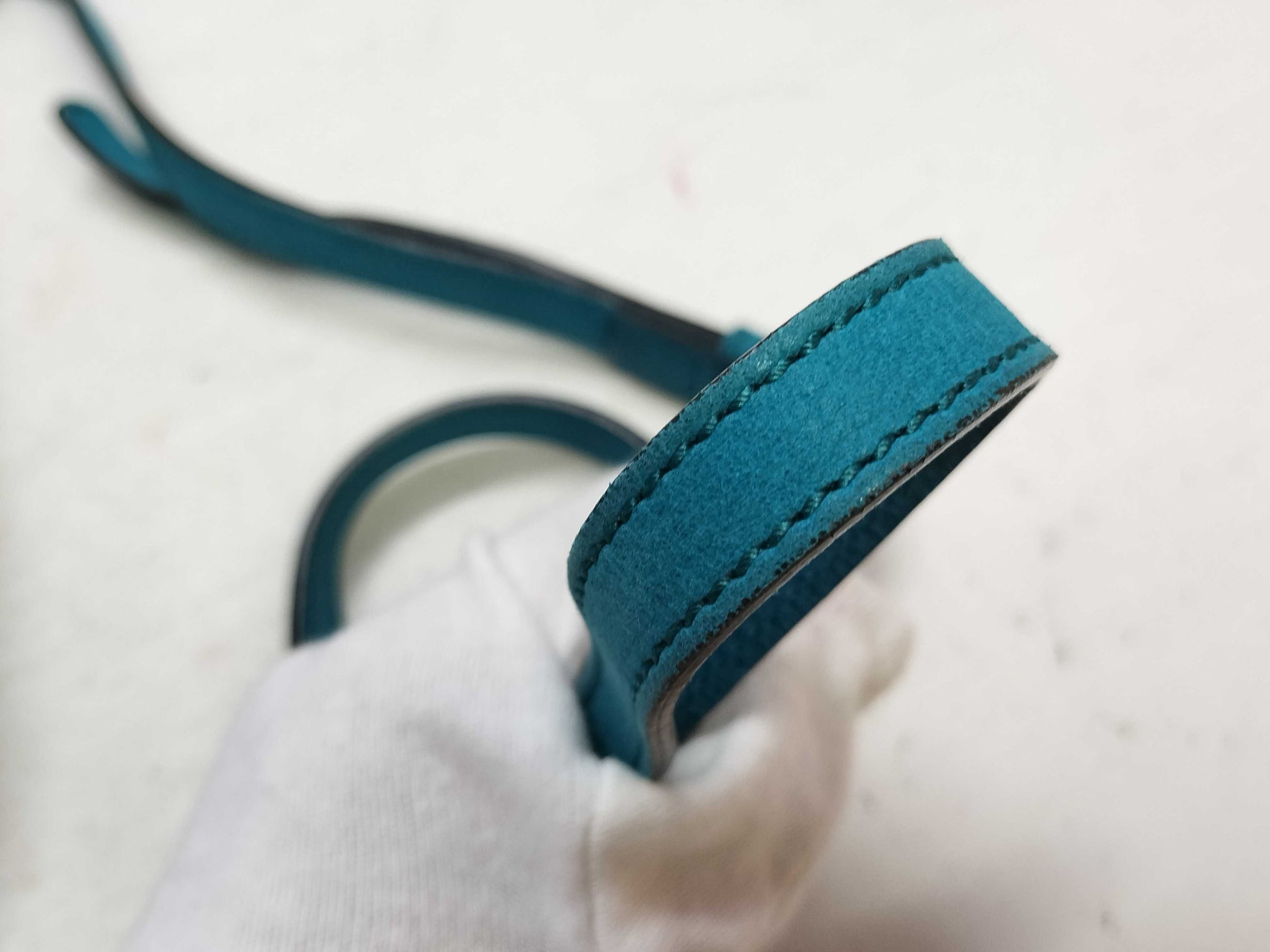 GUCCI Soho Blue Suede Shoulder Bag 308364 G017142490